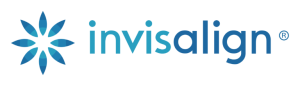 Logo of Invisalign, the invisible braces for adults and teens. available at Sherman Oaks in Naperville, Illinois