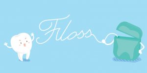 Your Naperville family dentist challenges you to floss regularly this month!