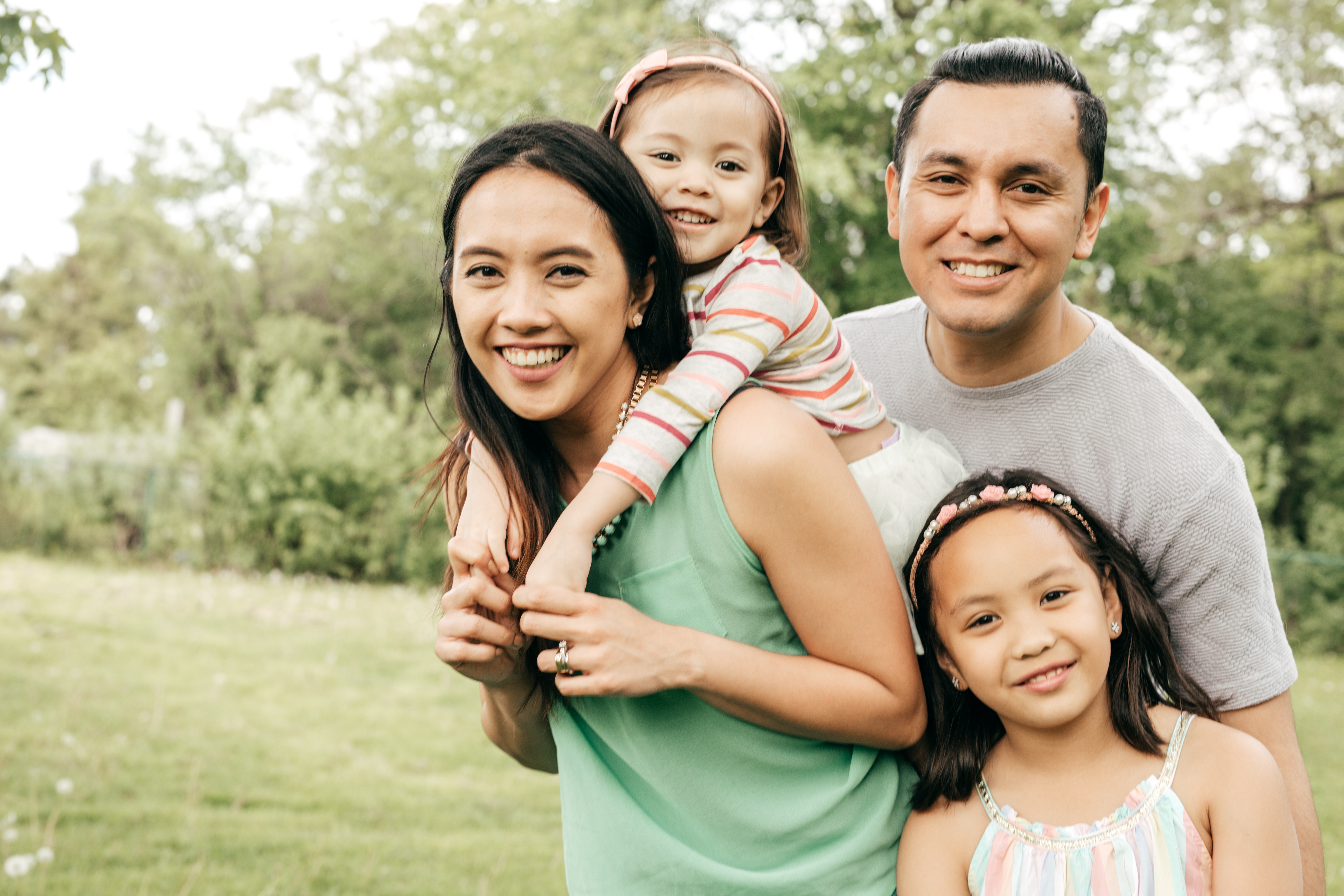 A happy family that has a healthier smile thanks to our Naperville family dental practice